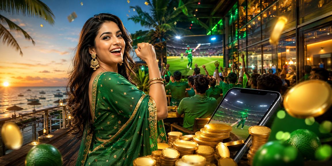 সমুদ্র সৈকতে ক্রিকেট বেটিং উপভোগ
