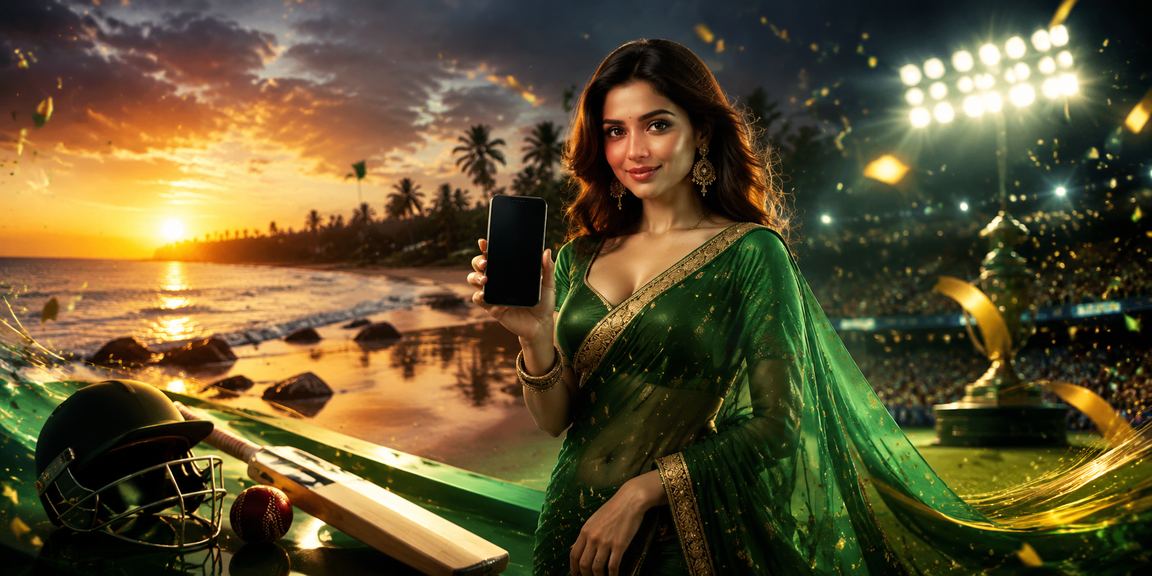 সেন্ট মার্টিনে শাড়িতে ক্রিকেট বেটিং